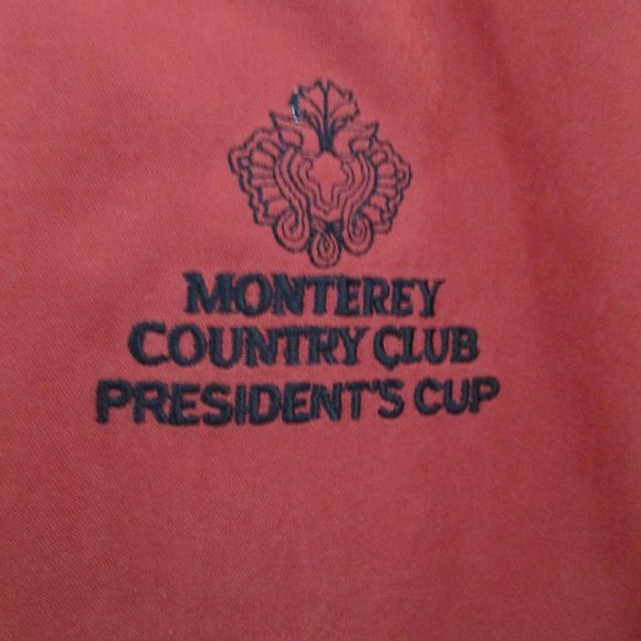 Monterey Club Mens L/S Monterey C.C. Pres. Cup Full Zip Golf Windbreaker - Large - Picture 2 of 4